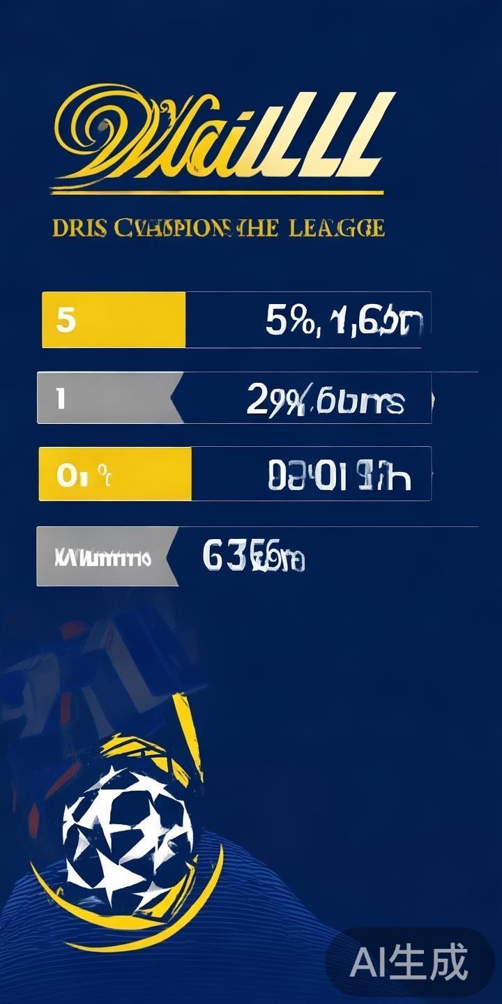 欧协联威廉希尔初赔分析:博彩公司对比赛结果的赔率建议与预测技巧 以最近一场欧洲冠军联赛一场焦点对决为例,威廉希尔在